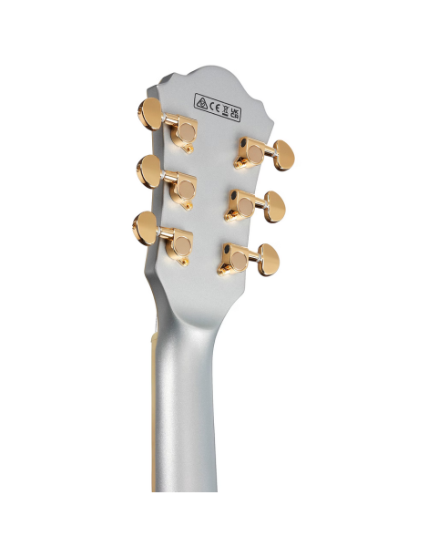 GUITARRA ELÉCTRICA IBANEZ AS73GMSF MOONSTONE SILVER FLAT