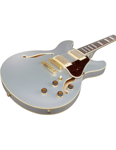 GUITARRA ELÉCTRICA IBANEZ AS73GMSF MOONSTONE SILVER FLAT