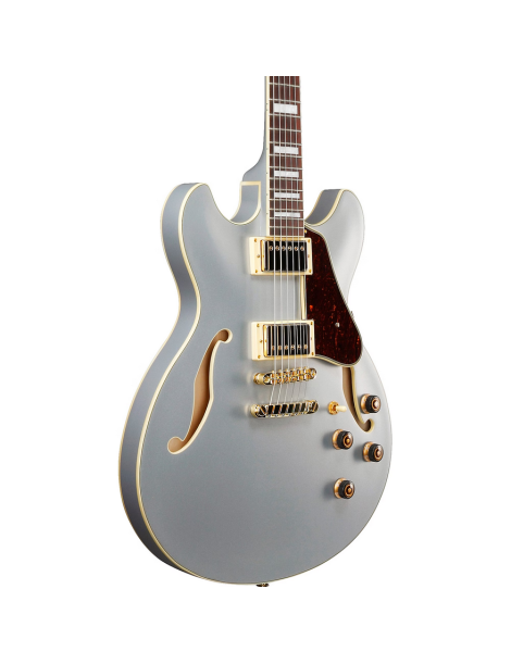 GUITARRA ELÉCTRICA IBANEZ AS73GMSF MOONSTONE SILVER FLAT