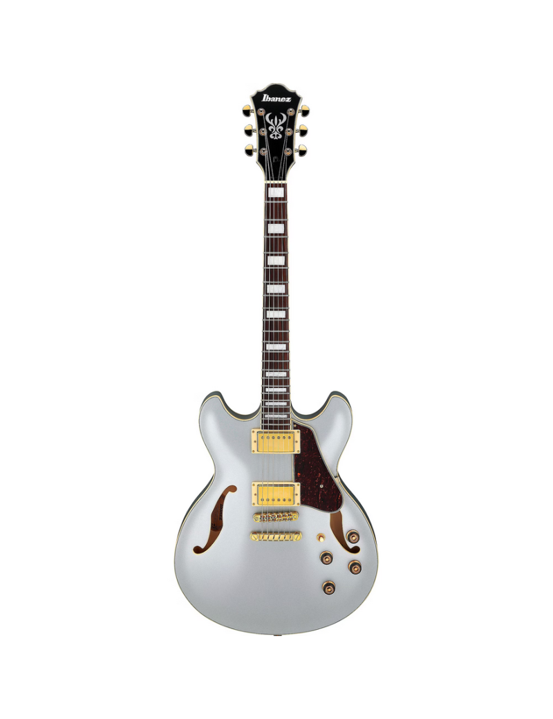 GUITARRA ELÉCTRICA IBANEZ AS73GMSF MOONSTONE SILVER FLAT
