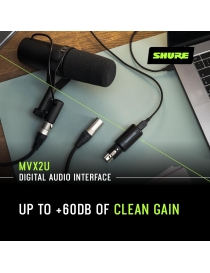 INTERFACE SHURE MOTIV MVX2U USB-C PHANTOM