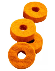 FIELTRO PLATO PEQUEÑO DIXON PAWS-9B1/4 NARANJA