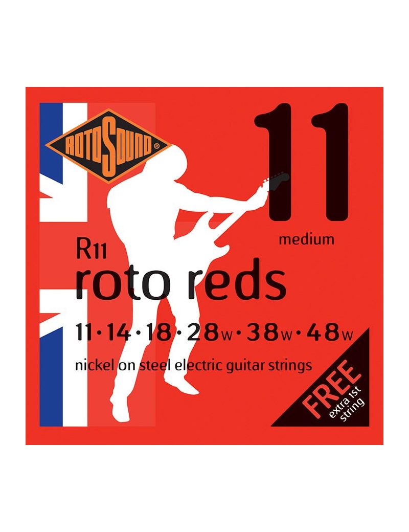 CUERDA ELÉCTRICA ROTOSOUND R11 11-48 NICKEL MEDIUM JUEGO