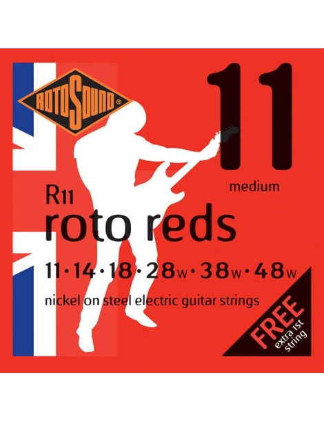 CUERDA ELÉCTRICA ROTOSOUND R11 11-48 NICKEL MEDIUM JUEGO