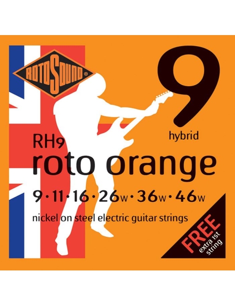 CUERDA ELÉCTRICA ROTOSOUND RH9 9-46 NICKEL HIBRYD JUEGO