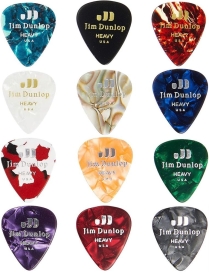 PACK DE 12 PUAS DUNLOP CELLULOID HEAVY ADUPVP107