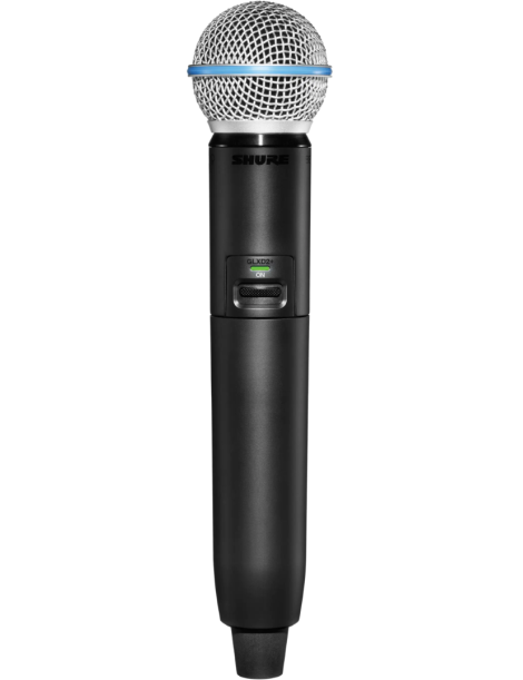 MICRÓFONO INALÁMBRICO SHURE GLXD24PE/B58 Z4 CON BATERÍA RECARGABLE DOBLE FRECUENCIA