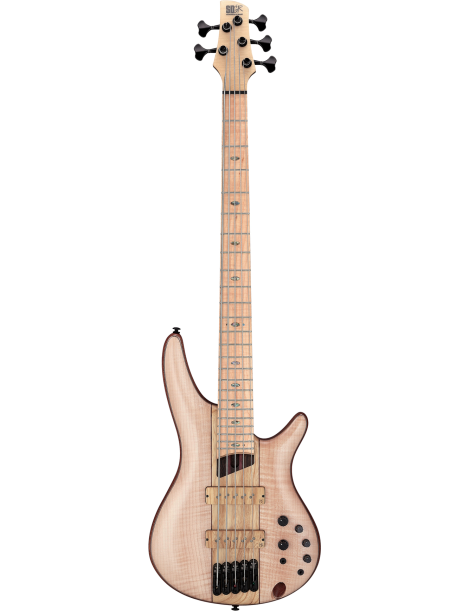 BAJO ELÉCTRICO IBANEZ SR5FMDX2NTL ACTIVO 5 CUERDAS NATURAL LOW GLOSS