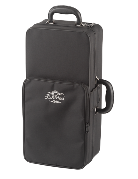 TROMPETA J.MICHAEL TR450 SIb LACADA MODELO MASTER PISTONES MONEL CAMPANA Y TUBO DE BRONCE.COMPLETO CON ESTUCHE