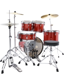 BATERÍA TAMA STAGESTAR ST50H6-CDS ÁLAMO 5 PIEZAS JET CANDY RED SPLARKLE PLATOS MEINL