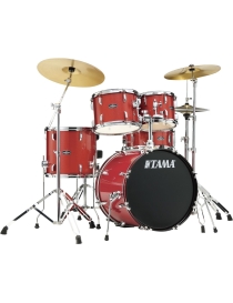 BATERÍA TAMA STAGESTAR ST50H6-CDS ÁLAMO 5 PIEZAS JET CANDY RED SPLARKLE PLATOS MEINL