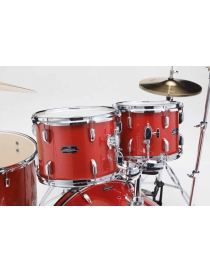 BATERÍA TAMA STAGESTAR ST52H5-CDS ÁLAMO 5 PIEZAS JET CANDY RED SPLARKLE PLATOS MEINL