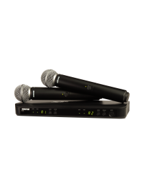 MICRÓFONO INALÁMBRICO SHURE BLX288E/SM58 2 MICROS DE MANO