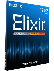 CUERDA ELÉCTRICA ELIXIR 12152 012-052 NANOWEB ANTI-RUST JUEGO