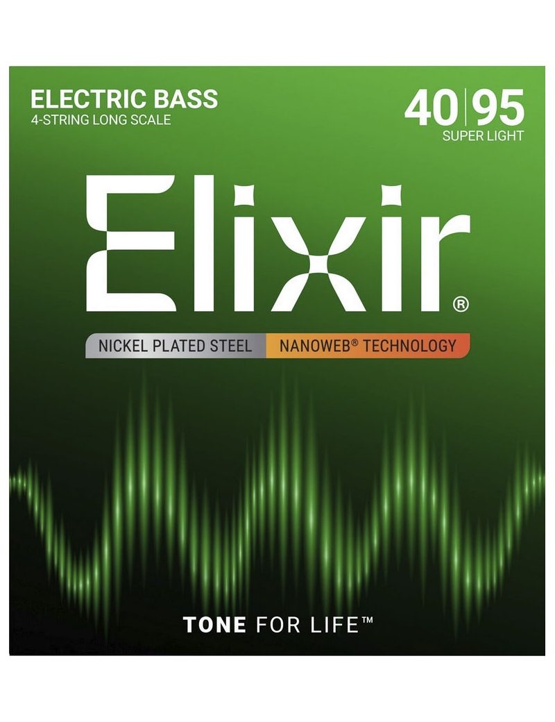 CUERDA BAJO ELÉCTRICO ELIXIR 14002 040-95 JUEGO
