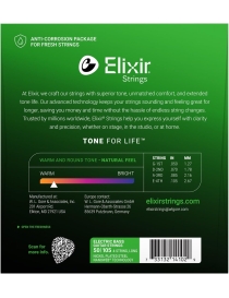 CUERDA BAJO ELÉCTRICO ELIXIR 14102 050-105 JUEGO