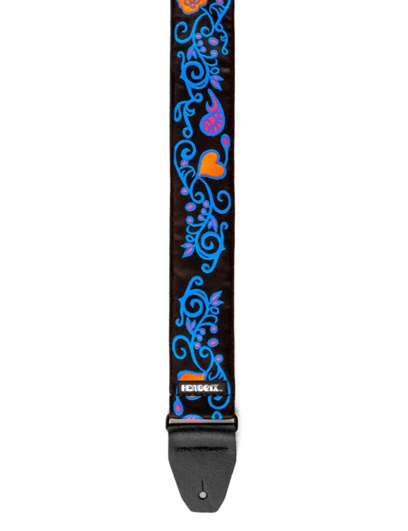 CORREA GUITARRA DUNLOP JIMI HENDRIX JH-24 BLACKLIGHT MONTEREY BLUE