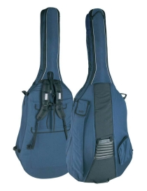 FUNDA CONTRABAJO BOSTON 3/4 AZUL-GRIS CB-234