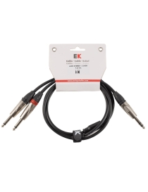 CABLE JACK M ESTEREO - 2 JACK M 1.5 METROS
