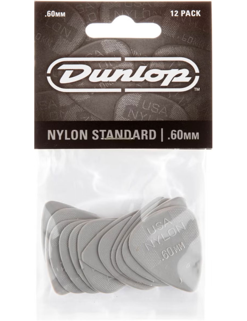 PACK DE 12 PÚAS DUNLOP NYLON ADU44P60