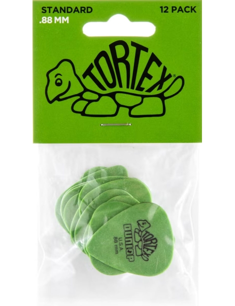 PACK DE 12 PÚAS DUNLOP NYLON ADU418P88