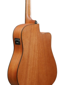 GUITARRA ACÚSTICA IBANEZ 4/4 V40LCEOPN OPEN PORE NATURAL CON PREVIO ZURDA