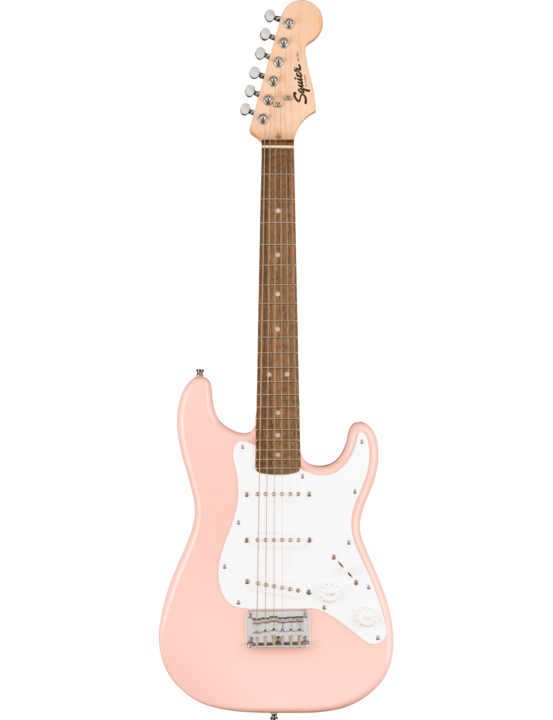 GUITARRA ELÉCTRICA FENDER SQUIER MINI STRATOCASTER SHELL PINK 370121556