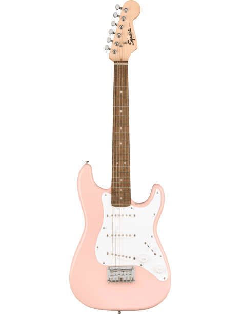 GUITARRA ELÉCTRICA FENDER SQUIER MINI STRATOCASTER SHELL PINK 370121556