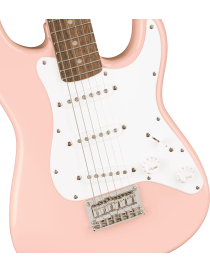 GUITARRA ELÉCTRICA FENDER SQUIER MINI STRATOCASTER SHELL PINK 370121556