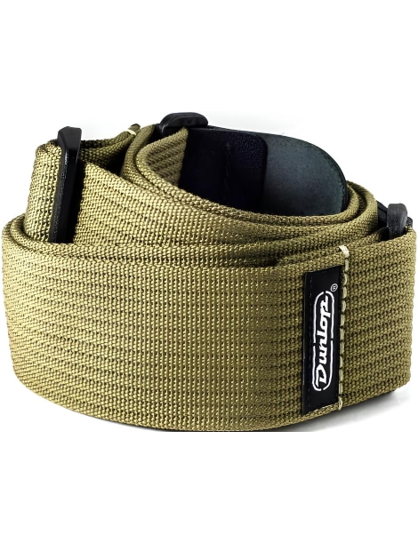CORREA GUITARRA DUNLOP D27-01OL VERDE OLIVA ALGODÓN