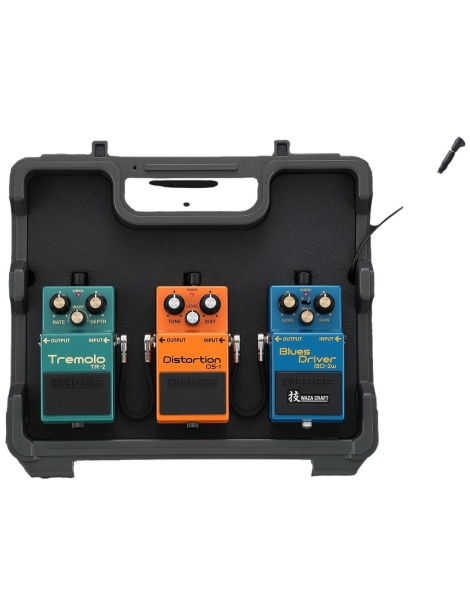 ESTUCHE PEDALES BOSS BCB-30X PARA 3 PEDALES, INCLUYE CABLES DE CONEXION ENTRE PEDALES