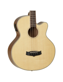 BAJO ACÚSTICO TANGLEWOOD TW8AB, RECORTADO COLOR NATURAL SATINADO CON PREVIO