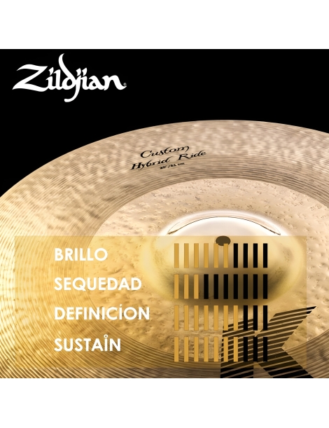 PLATO ZILDJIAN HÍBRIDO RIDE 20" SERIE K CUSTOM