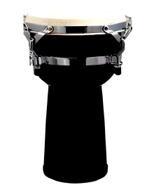 DJEMBE FIBRA 10" NEGRO