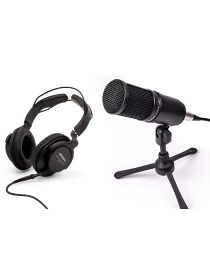 MICRÓFONO ESTUDIO ZOOM ZDM 1PMP KIT SOPORTE + AURICULAR