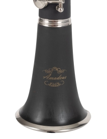 CLARINETE AMADEUS CL-804N17 SIb,EBONITA, LLAVES NIQUELADAS COMPLETO CON ESTUCHE.