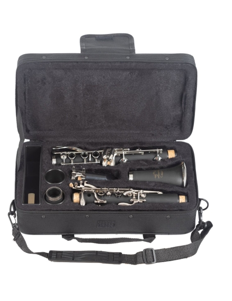 CLARINETE AMADEUS CL-804N17 SIb,EBONITA, LLAVES NIQUELADAS COMPLETO CON ESTUCHE.