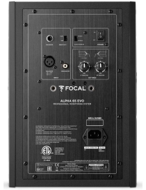 ALTAVOZ MONITOR ACTIVO FOCAL ALPHA EVO 65 2x80W BIAMPLIFICADO UNIDAD NEGRO