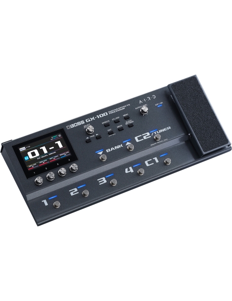 PEDALERA MULTIEFECTO BOSS GX-100 CON PEDAL DE EXPRESIÓN + FUNDA