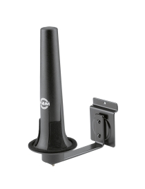 SOPORTE SAXO SOPRANO K&M PARA PARED TIPO LAMA