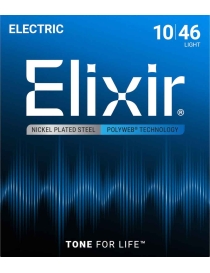 CUERDA ELÉCTRICA ELIXIR 12050 010-046 POLYWEB ANTI-RUST JUEGO