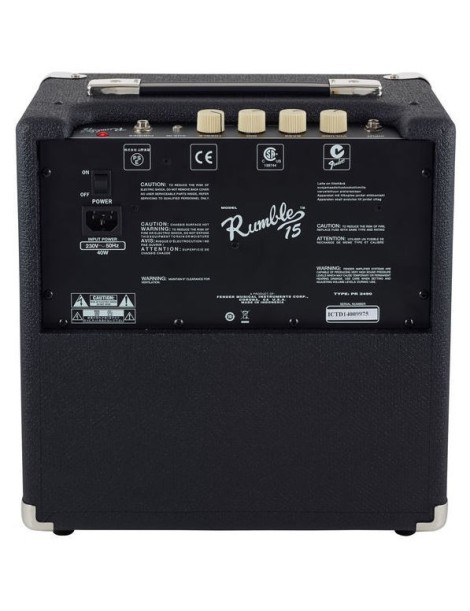 AMPLIFICADOR BAJO FENDER RUMBLE 15, 15W 2370106900