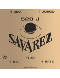 CUERDA CLÁSICA SAVAREZ CARTA AMARILLA 520-J TENSIÓN FUERTE JUEGO