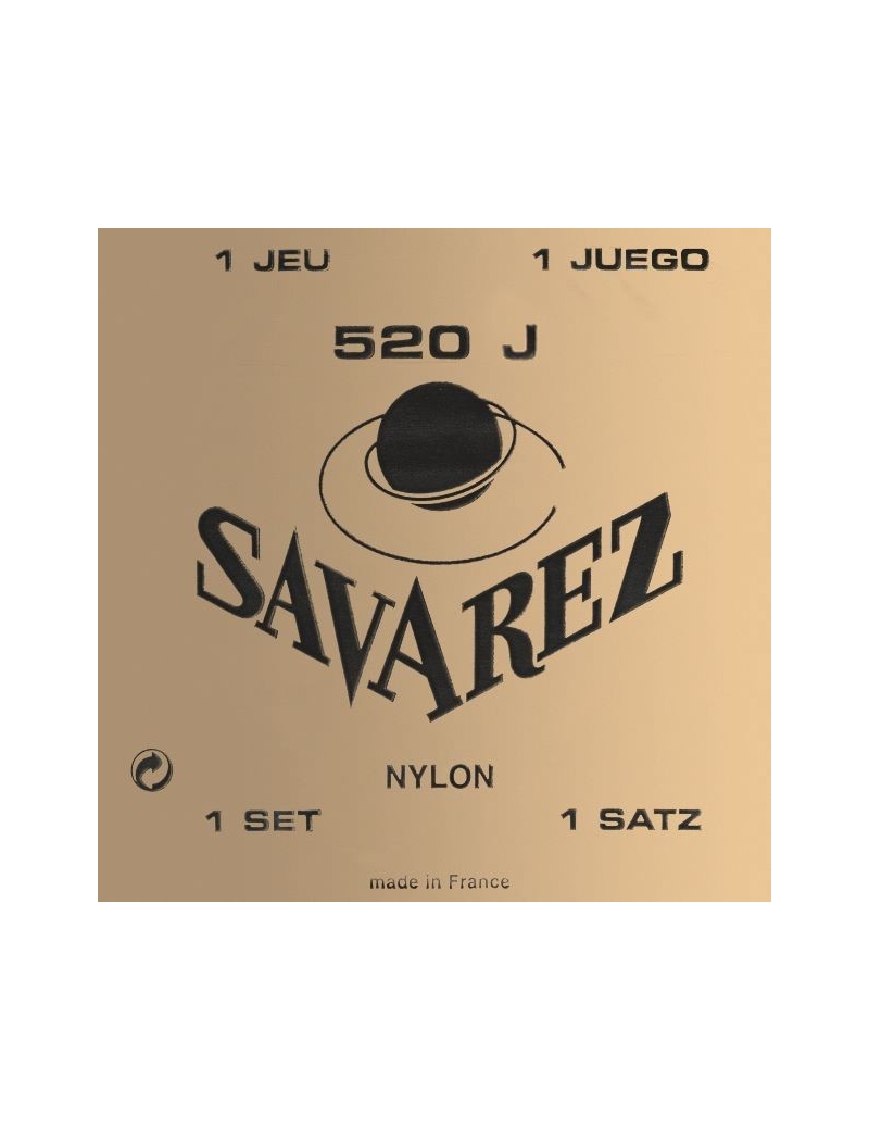 CUERDA CLÁSICA SAVAREZ CARTA AMARILLA 520-J TENSIÓN FUERTE JUEGO
