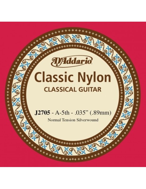 CUERDA CLÁSICA SUELTA D'ADDARIO J27-05 5