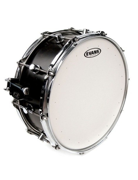 PARCHE EVANS GENERA DRY BLANCO RUGOSO 1 CAPA CON MUFLE Y AGUJEROS CAJA B14DRY 14"
