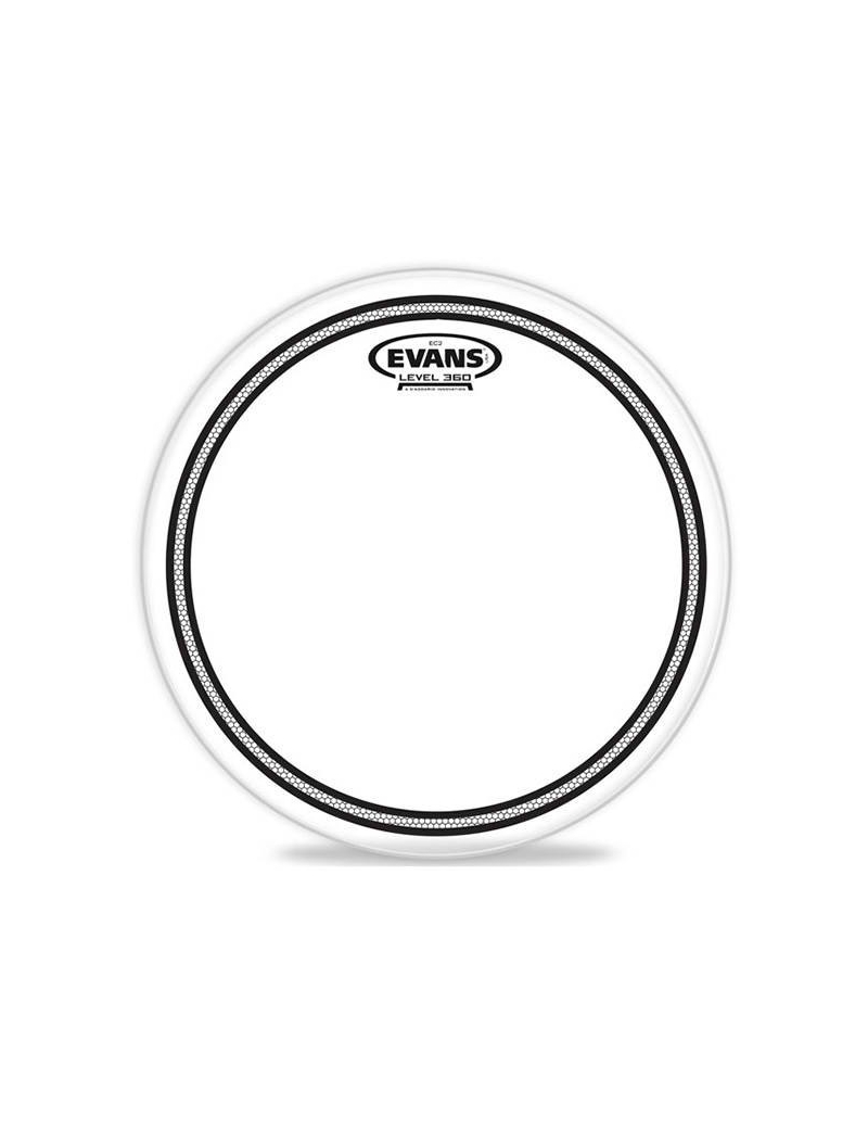 PARCHE EVANS CLEAR TRANSPARENTE EC2 SST 2 CAPAS CON MUFFLE TT14EC2S 14"
