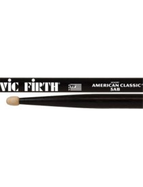 BAQUETA VIC FIRTH 5AB NEGRA AMERICAN CLASSIC HICKORY