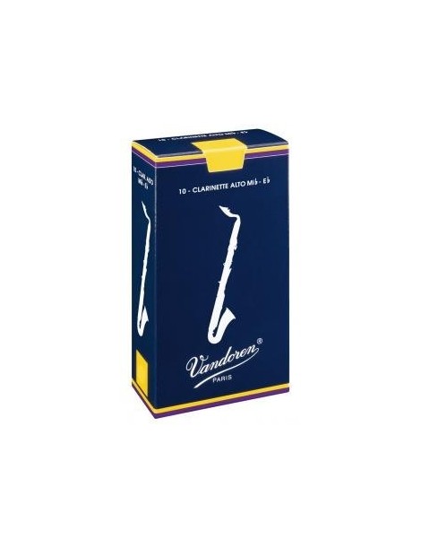 CAÑA CLARINETE ALTO VANDOREN PAQUETE 10 UNIDADES MIb Nº 2 1/2