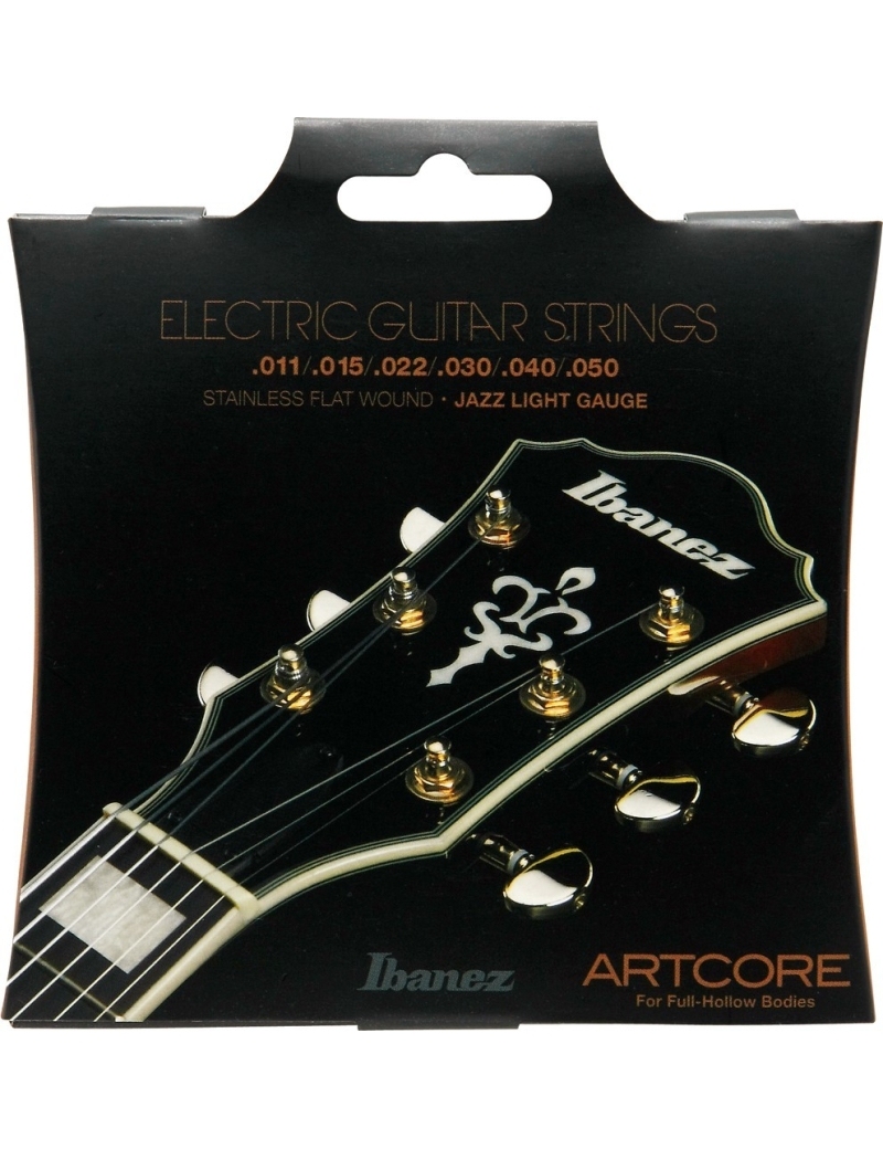 CUERDA ELÉCTRICA IBANEZ IFAS6SL 11-50 JAZZ LIGHT PLANA JUEGO
